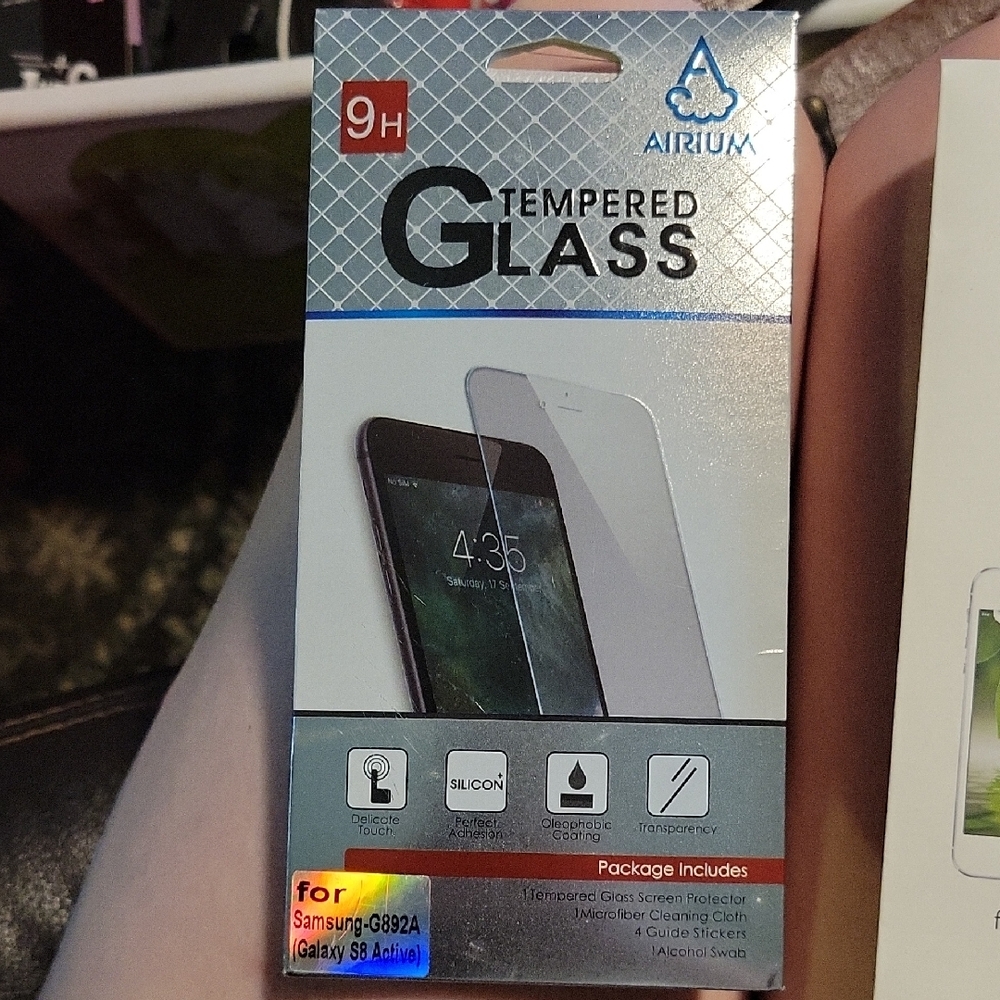 Gray 9H Tempered Glass Screen Protector for Mobile Phones
